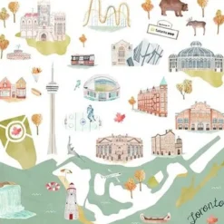 LouLou Lollipop Swaddles>Luxe Muslin Swaddle - World Cities