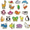 Viga Toys Building Toys>Magnetic Animals - 20 Pieces