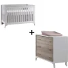 Tulip Juvenile Cribs>Metro Convertible Crib and 3 Drawer Dresser Combo