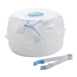 Dr Brown's Bottle Feeding>Microwave Steam Sterilizer w/ Tongs