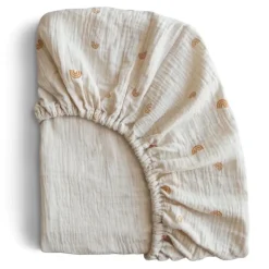 Mushie Crib Sheets|Bedding>Mini Muslin Crib Sheet
