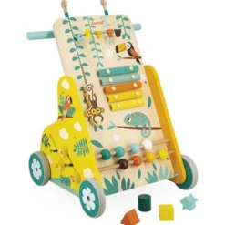 Janod Activity Toys>Multi-Activity Trolley