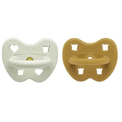 Hevea Pacifiers|Pacifier Sets>Natural Rubber Pacifier - 2 Pack