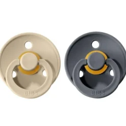 BIBS Pacifiers|Pacifier Sets>Natural Rubber Pacifier Combo - 2 Pack