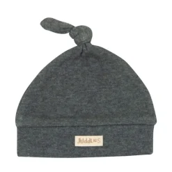 Juddlies Hats>Newborn Cap - Charcoal Grey Fleck