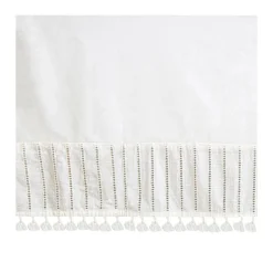 Crane Bedding>Off-White Boho Crib Skirt