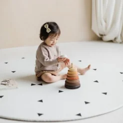 Little Bot Activity Toys>Ofie Reversible Baby Play Mat - Round