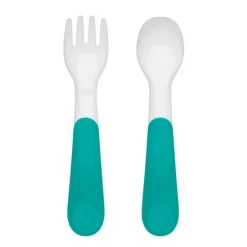Oxo Tot Tableware>On the Go Plastic Fork & Spoon