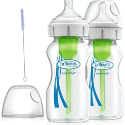Dr Brown's Bottle Feeding>Options+ 9oz Wide-Neck Bottle - 2 Pack
