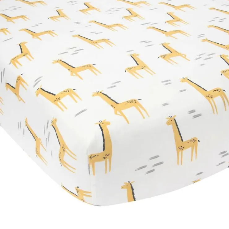 Lambs & Ivy Crib Sheets|Bedding>Organic Cotton Fitted Crib Sheet