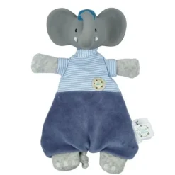 Tikiri Plush Toys>Organic Lovey with Rubber Head