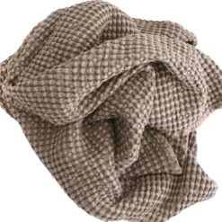 MARKLIEN Bedding>Organic Waffle Knit Blanket
