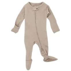 L'ovedbaby Sleepers>Organic Zipper Footed Sleeper - Solids