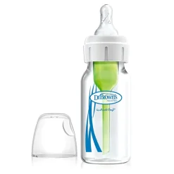Dr Brown's Bottle Feeding>4oz Options+ Glass Narrow Bottles