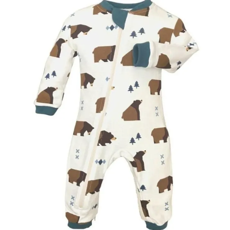 ZippyJamz Sleepers>Patterned Organic Footless Sleepers