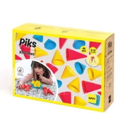 Oppi Building Toys>Piks Cones Kit - 48 Pieces