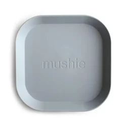 Mushie Tableware>Plate Set Square - 2 Pack