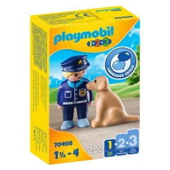 Playmobil Dolls>Police Officer with Dog
