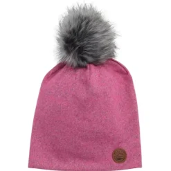 CaliKids Hats>Pom Pom Knit Slouchy Beanie