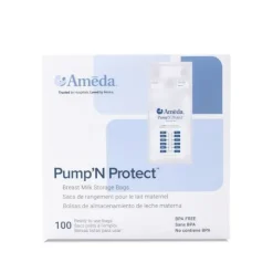 Ameda Milk Storage>Pump and Protect 6 Ounce Milk Storage Bags