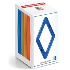 Magformers Building Toys>Rainbow Magnetic Shapes - 12 Pieces
