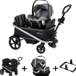 Bob Travel Systems|Wagons>Renegade Wagon + Willow SC Infant Car Seat Bundle