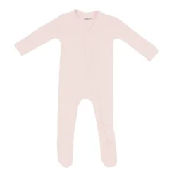 Kyte Baby Sleepers>Ribbed Bamboo Zipper Footie