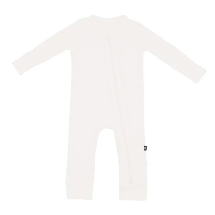 Kyte Baby Sleepers>Ribbed Bamboo Zippered Romper