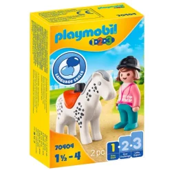 Playmobil Dolls>Rider with Horse
