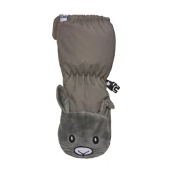 Kombi Hats>Sherpa Animal Full-Zipped Mittens - Infants