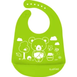 Kushies Bibs & Burp Cloths>Silicatch Bib