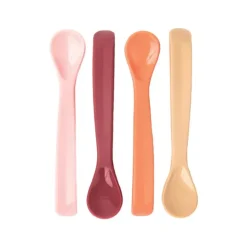 Tiny Twinkle Tableware>Silicone Baby Spoons 4 Pack