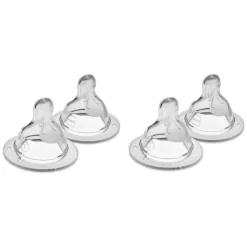 MAM Bottle Feeding>Silicone Bottle Nipples - 4 Pack