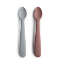 Mushie Tableware>Silicone Feeding Spoons 2-Pack