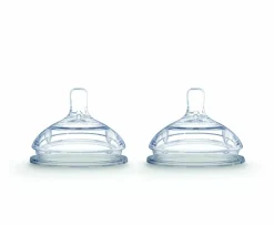 Comotomo Bottle Feeding>Silicone Nipple Fast Flow +6m