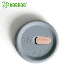 Haakaa Breast Pump Accessories>Silicone Pump Lid-Grey