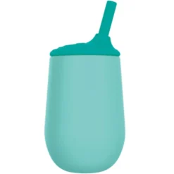 Nuby Tableware>Silicone Sipper First Training Cup with TOUCH FLOW Straw - 6 oz