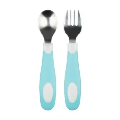 Dr Brown's Tableware>Soft Grip Spoon & Fork Set