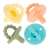 Nuby Pacifier Sets|Silicone Teethers>Softees Pacifier and Teether Set - 4 Pack