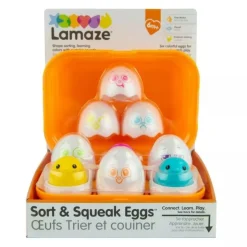 Lamaze Games & Puzzles>Sort & Squeak Eggs