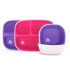 Munchkin Tableware>Splash Dining Set - Pink/Purple - 4pk