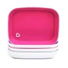 Munchkin Tableware>Splash Plates - Pink/Purple - 4pk