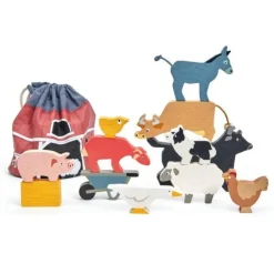 TenderLeaf Sensory Toys>Stacking Farmyard