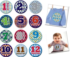 Sticky Bellies Milestones>- Handsome NB