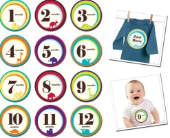 Sticky Bellies Milestones>- Wild one NB