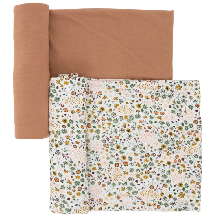 Little Unicorn Bedding>Stretch Knit Swaddle Blanket - 2 Pack