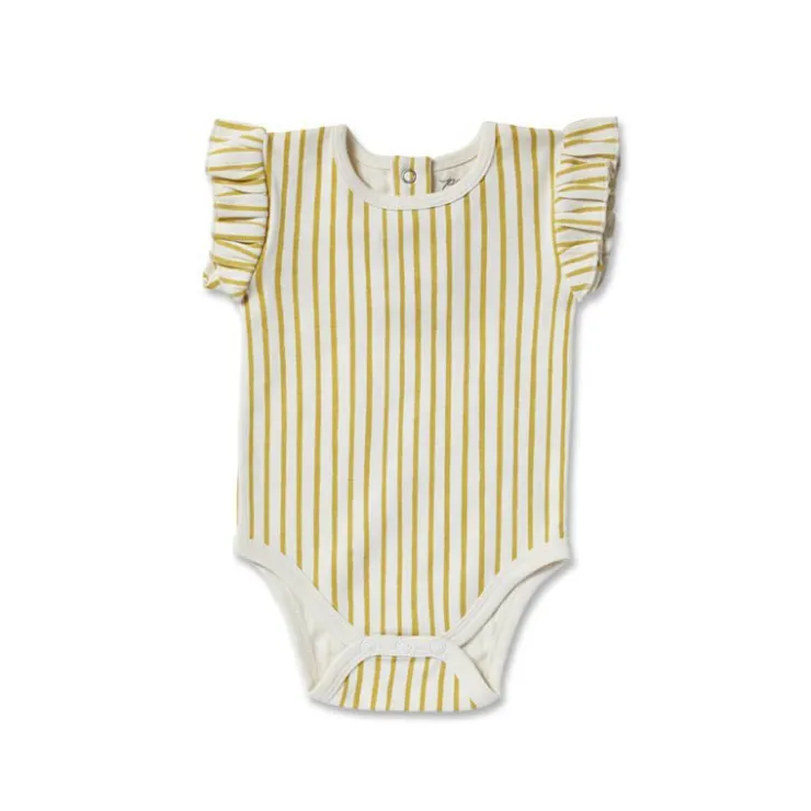 Pehr Designs Onesies>Stripes Away Short Sleeve One-Piece