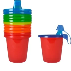 The First Years Bottle Feeding>Take & Toss 7 oz. Spill-Proof Cups - 6 Pack