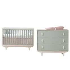 Tulip Juvenile Cribs>Tate Convertible Crib & 3-Drawer Dresser Combo