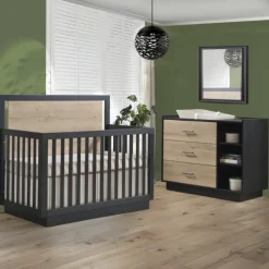 Tulip Juvenile Cribs|Dressers>Tito Crib + Combo Dresser